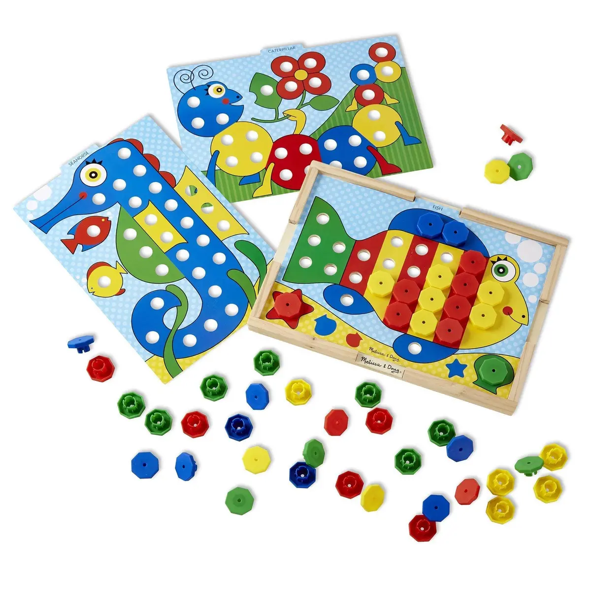 Melissa & Doug Sort And Snap Colour Match 1