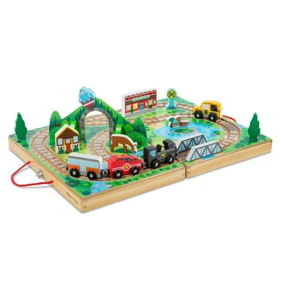 Melissa & Doug Take-Along Railroad 1