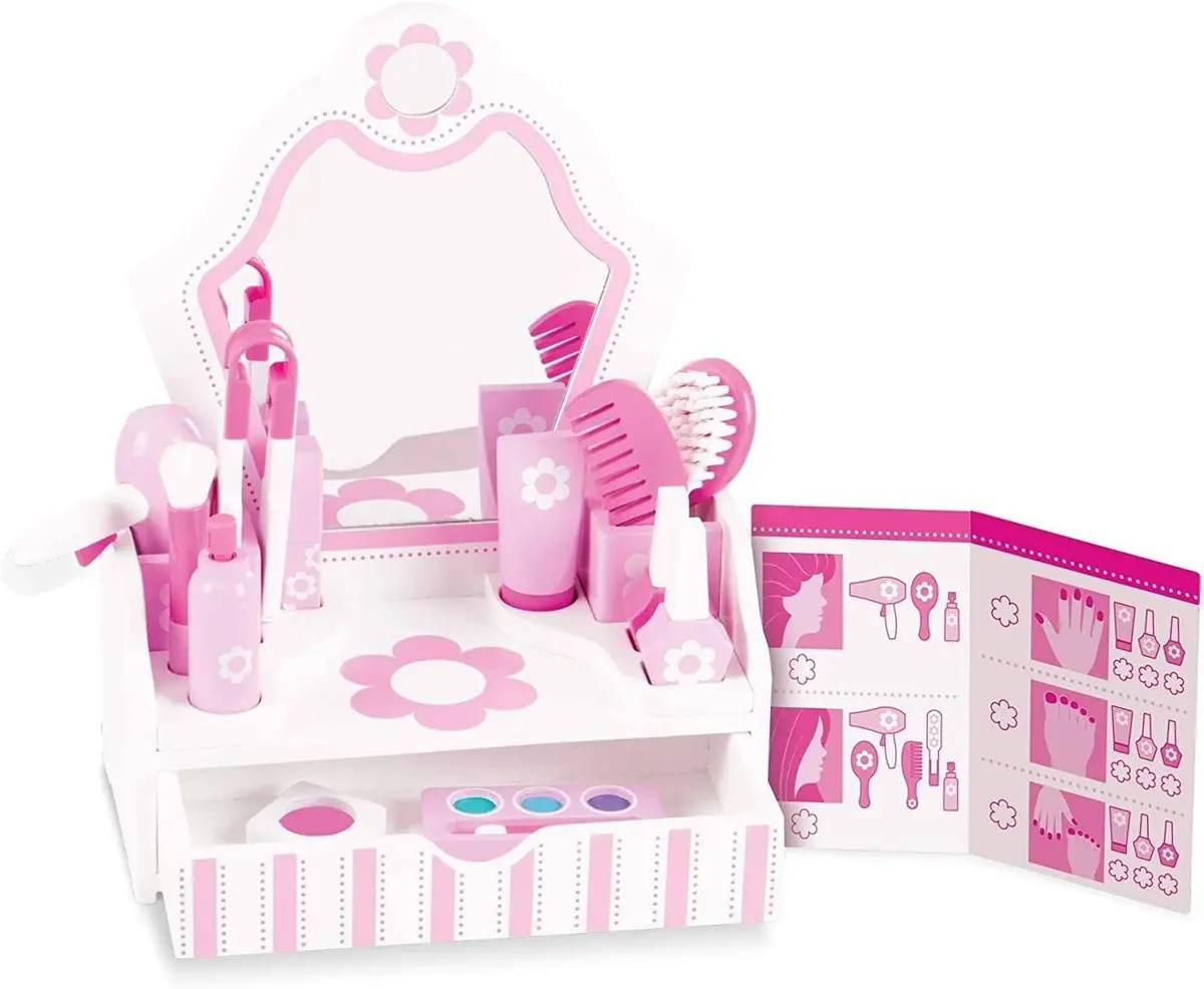 Melissa & Doug Wooden Beauty Salon Play Set - The Original Playset 1