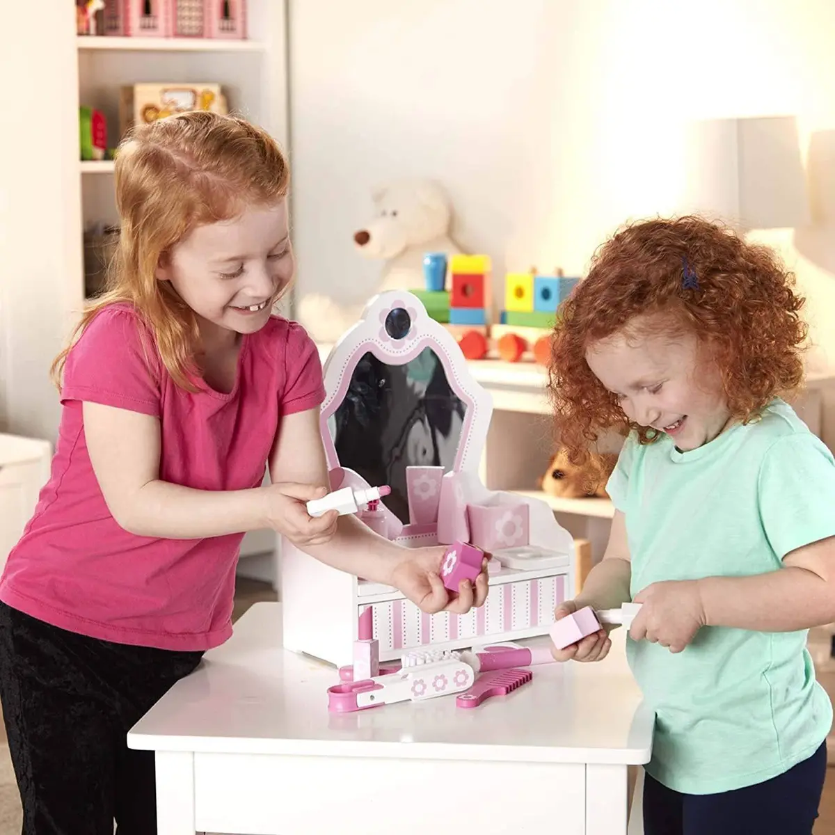 Melissa & Doug Wooden Beauty Salon Play Set - The Original Playset 2