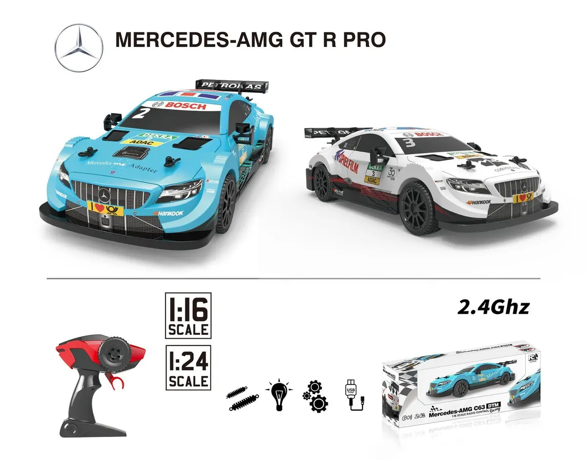 Mercedes Amg C63 Remote Control Racing Car 1:16 Scale 1