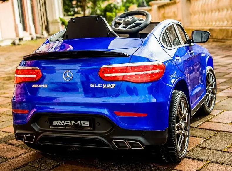 Mercedes-Amg Glc 63 S Coupe Battery Ride-On Car With Remote Control - Blue 2