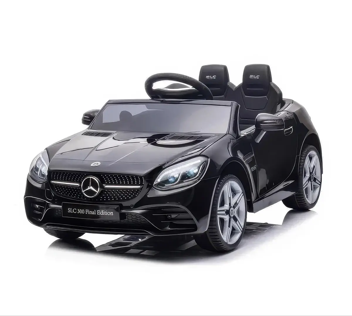 Mercedes Slc 300 12V Battery Ride-On - Black 1
