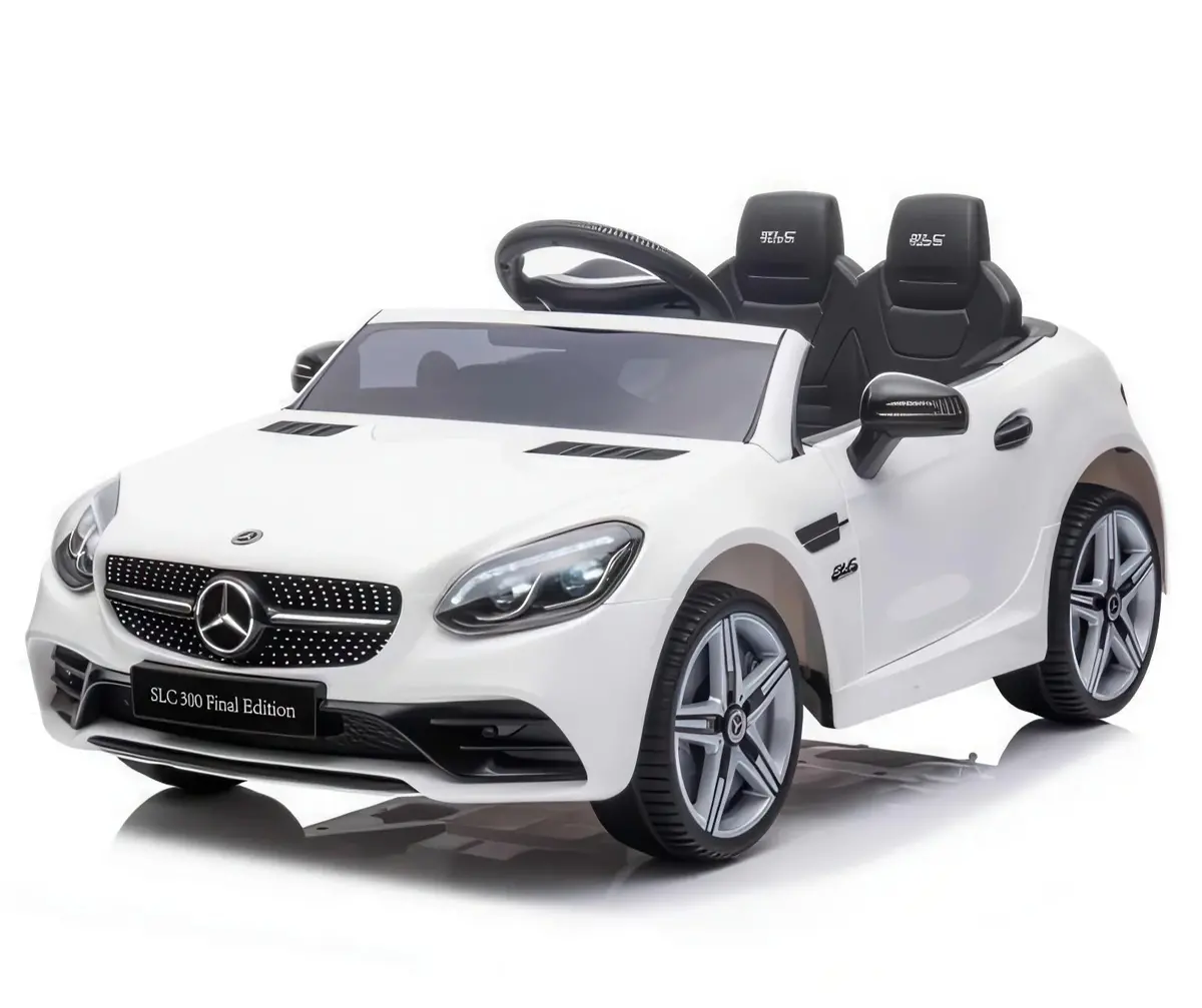 Mercedes Slc 300 12V Battery Ride-On - White 1