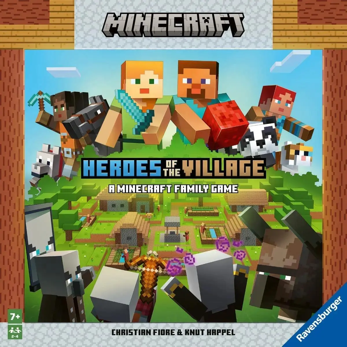 Minecraft Junior - Heroes Of The Village Board Game 1