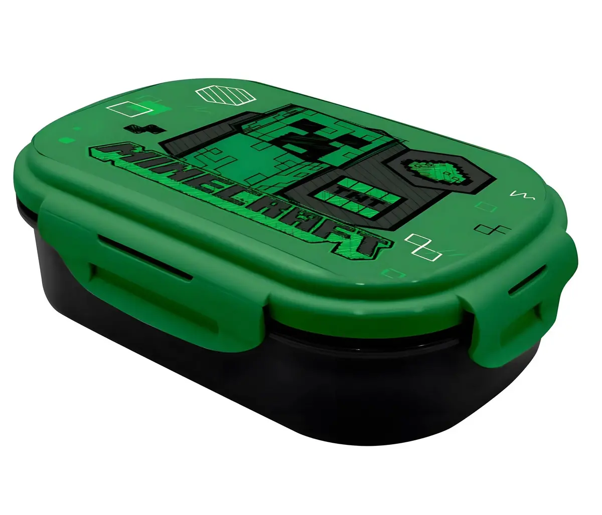 Minecraft Lunch Box And Cutlery Set 1
