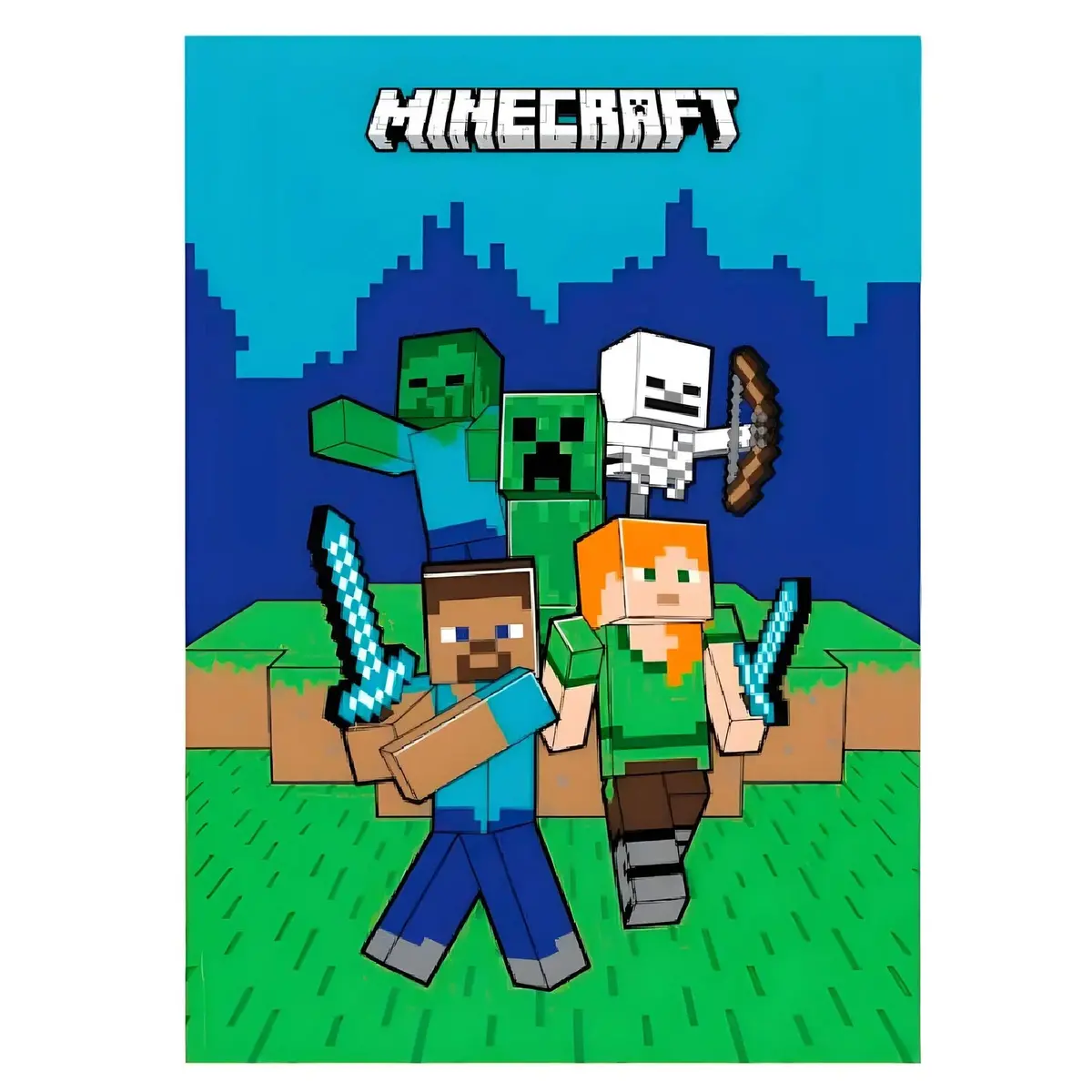 Minecraft Polar Blanket 1