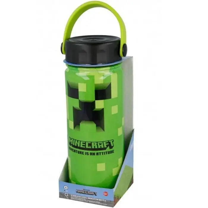 Minecraft Stainless Steel Bottle 530Ml 1