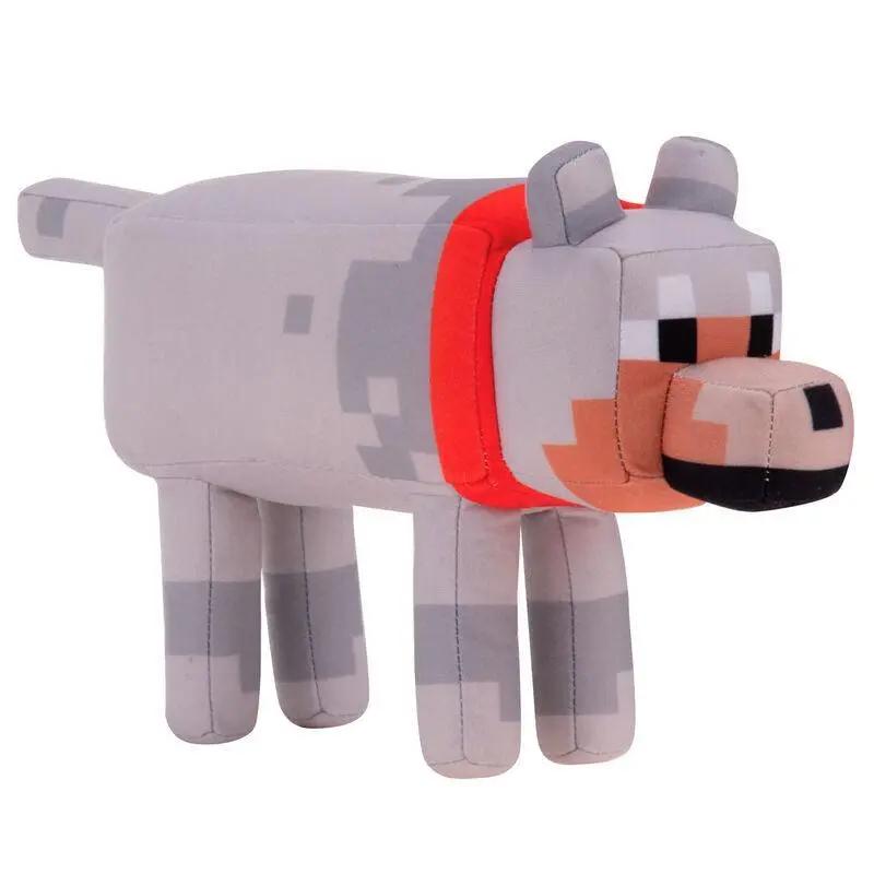 Minecraft Tamed Wolf Plush Toy 29Cm 1