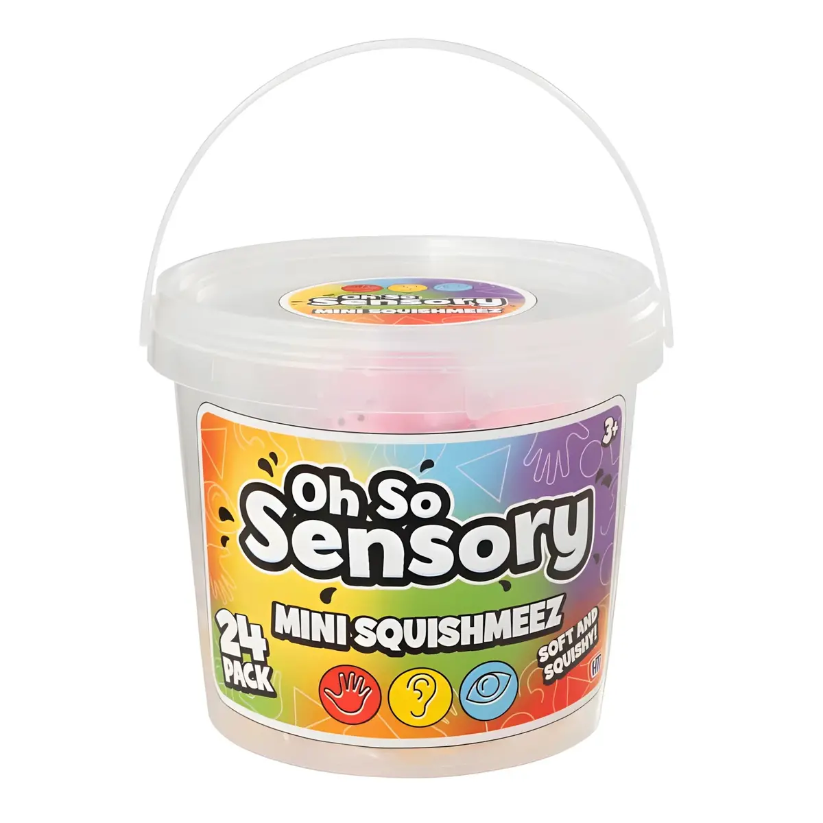 Mini Squishmeez ‘Oh So Sensory' 24-Pack Tub 1