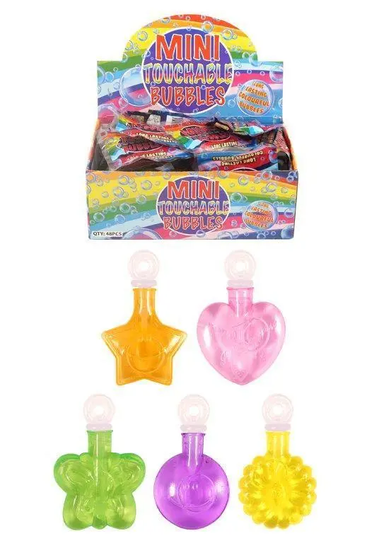 Mini Touchable Bubble Tubes (3Ml/5Cm) - Assorted 1