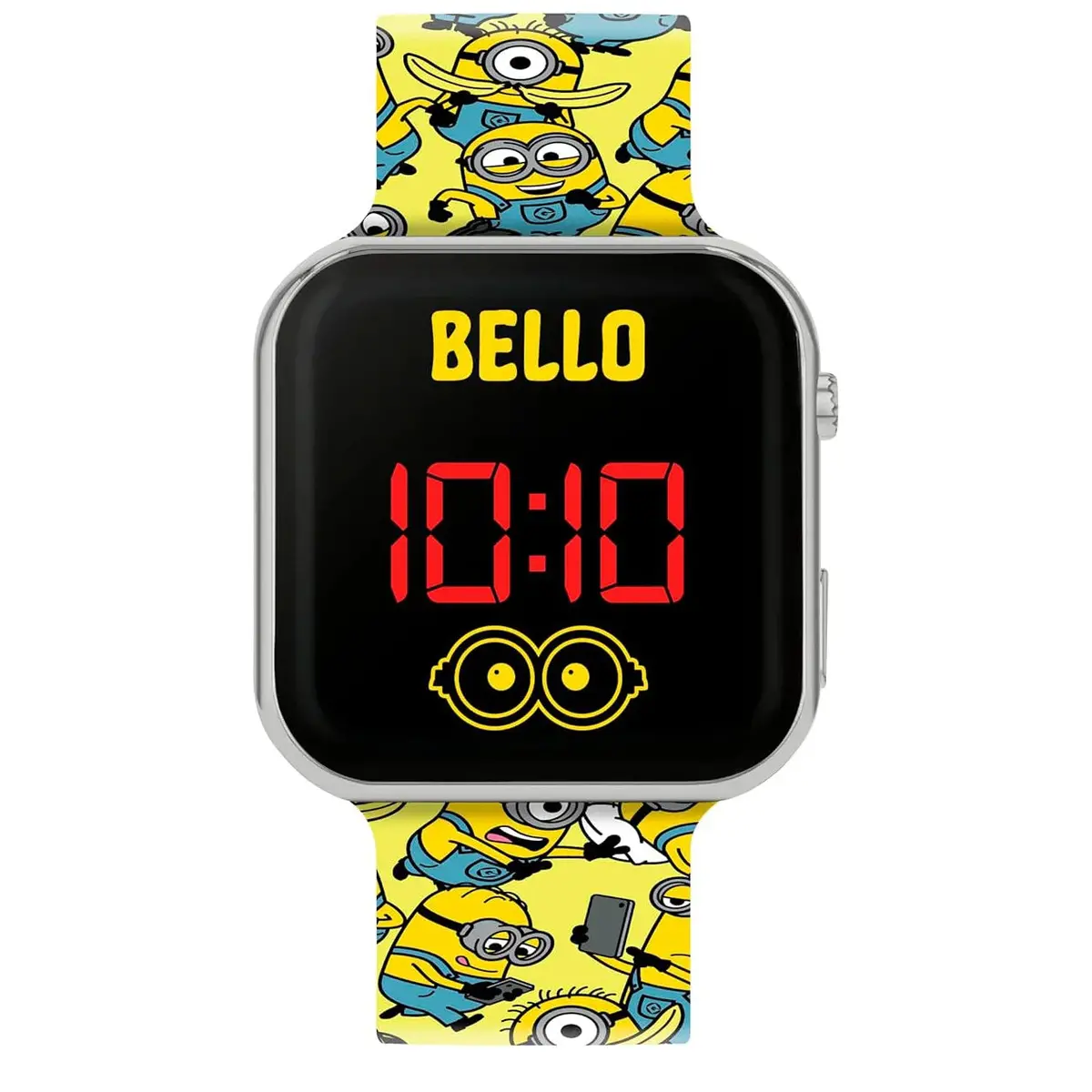 Minions Kids Yellow Strap Led Digital Watch 1
