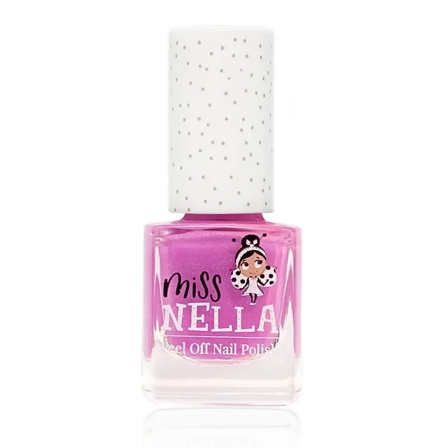 Miss Nella Blueberry Smoothie 4Ml Peel Off Kids Nail Polish 1