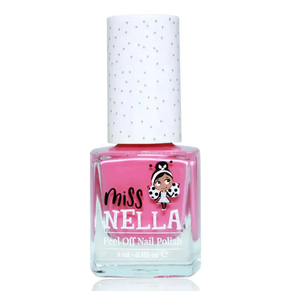 Miss Nella Mn03 Pink A Boo 4Ml Peel Off Kids Nail Polish 1