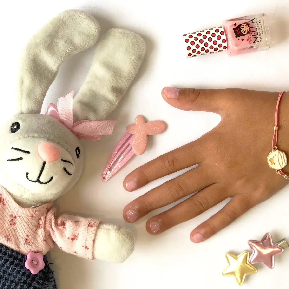 Miss Nella Mn05 Cheeky Bunny 4Ml Peel Off Kids Nail Polish Beauty 2