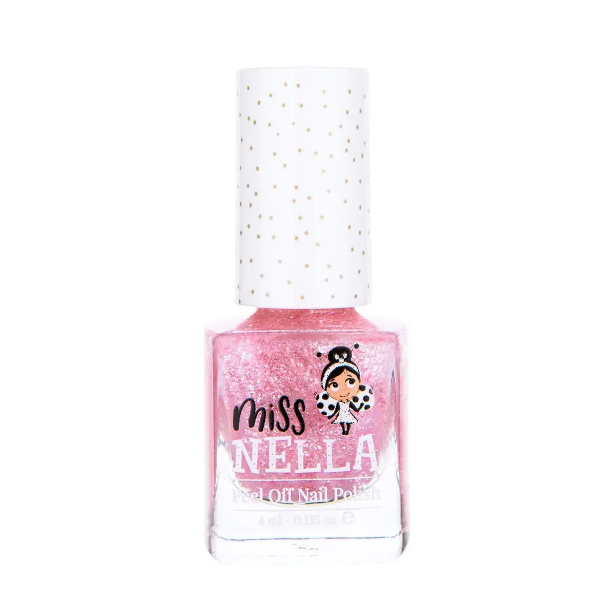 Miss Nella Mn45 Itsy Glitzy Hippo 4Ml Peel Off Kids Nail Polish 1