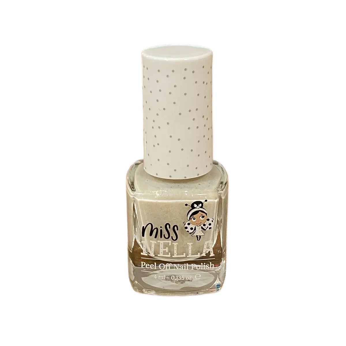 Miss Nella 4Ml Peel Off Nail Polish - Off White 1