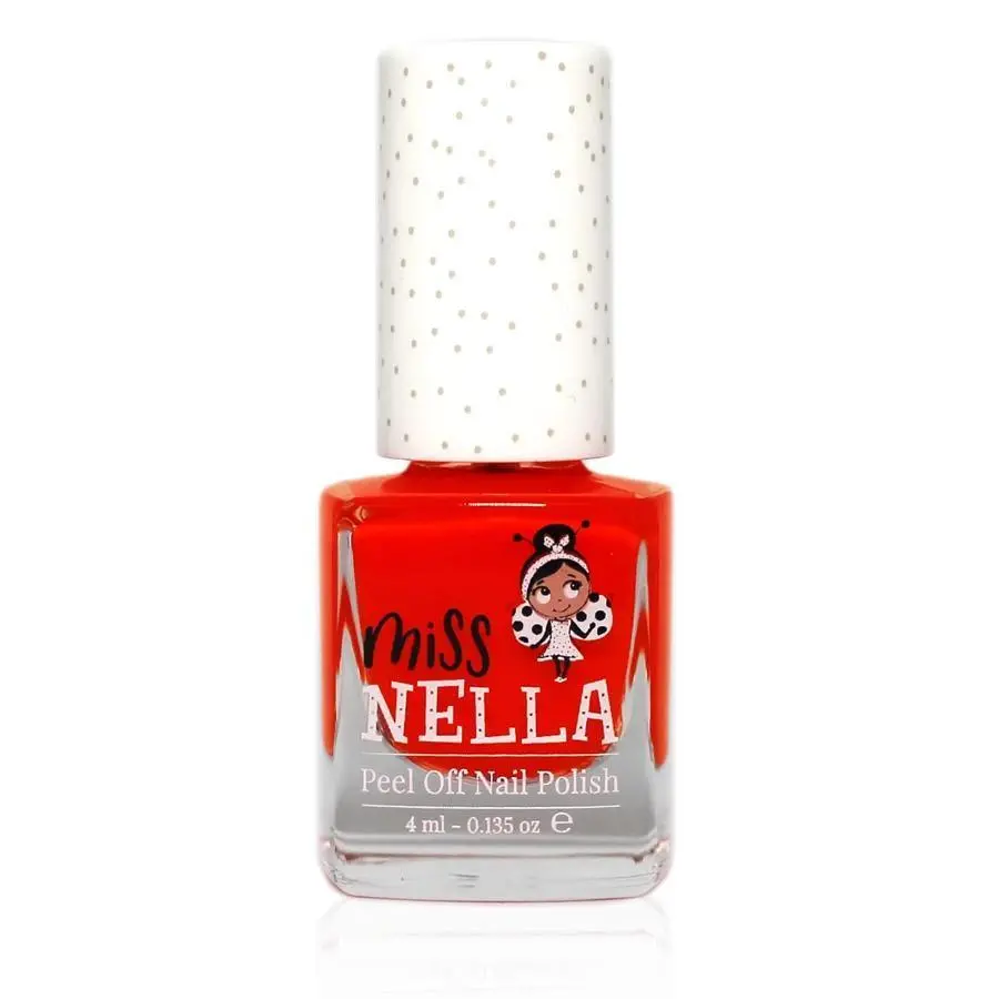 Miss Nella Poppy Fields 4Ml Peel Off Kids Nail Polish Beauty 1