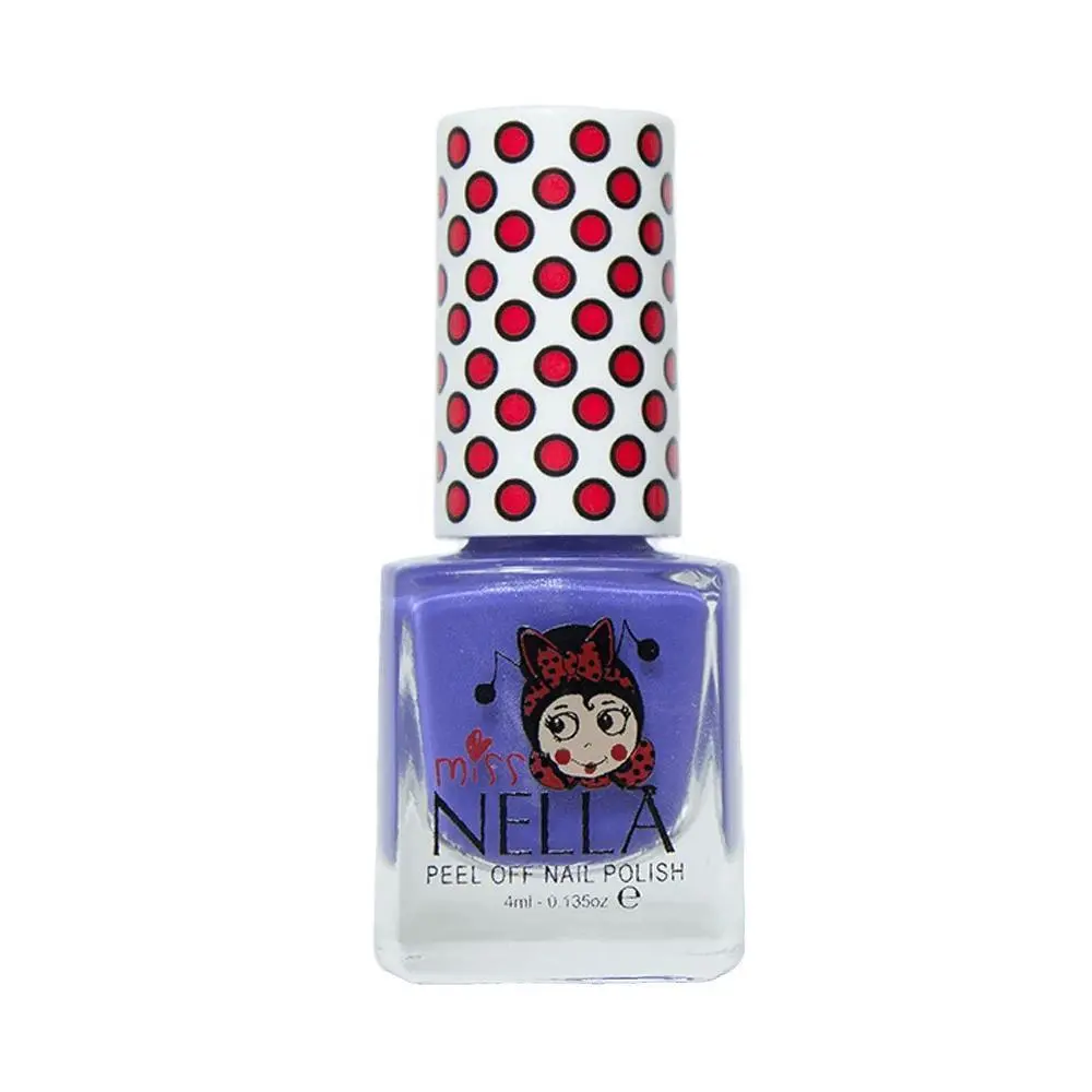 Miss Nella Sweet Lavender 4Ml Peel Off Kids Nail Polish Beauty 1