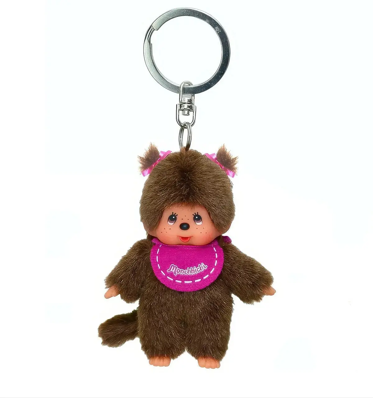 Monchhichi 10Cm Twin Tail Girl Keyring 2