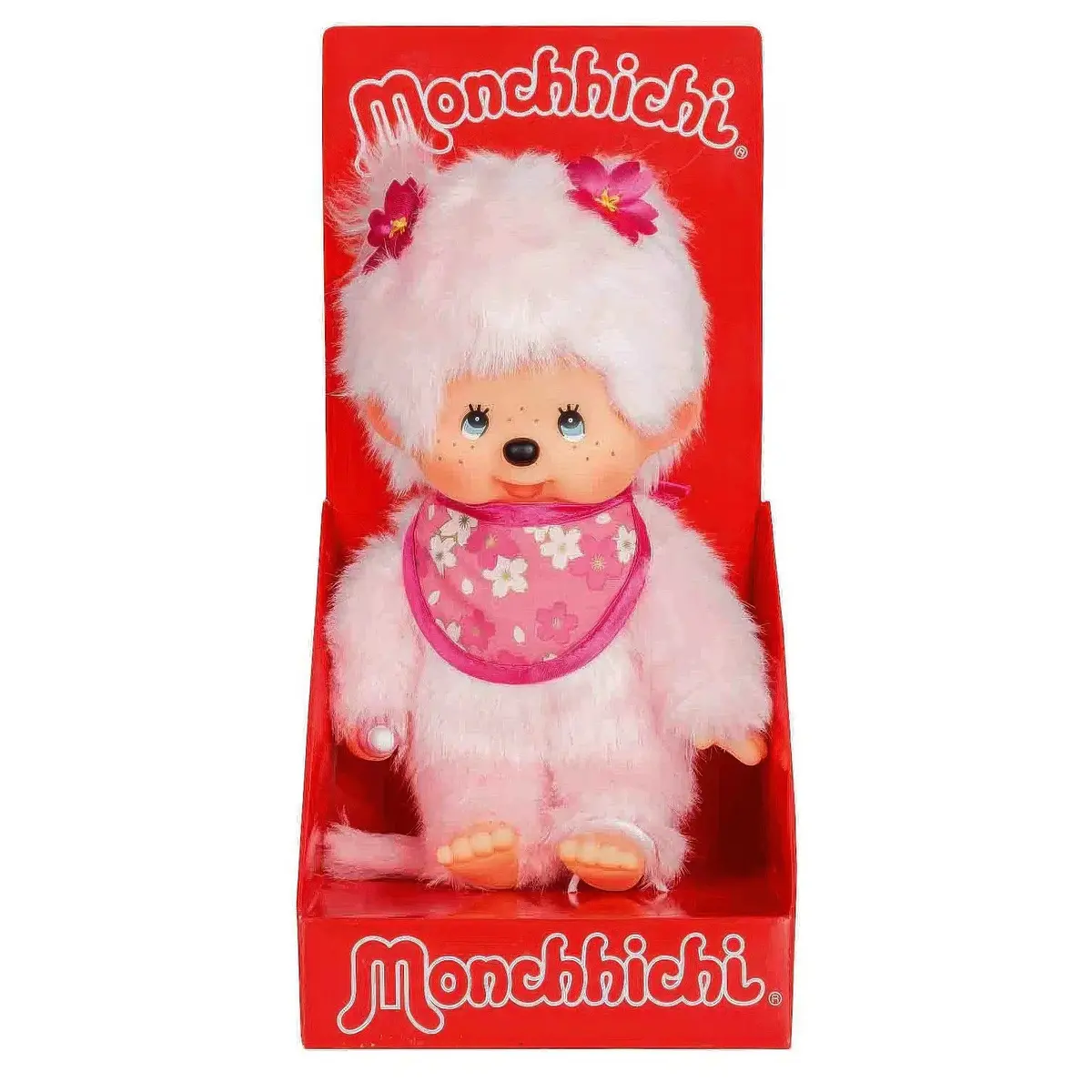 Monchhichi Pink Sakura Girl Plush 20M 1