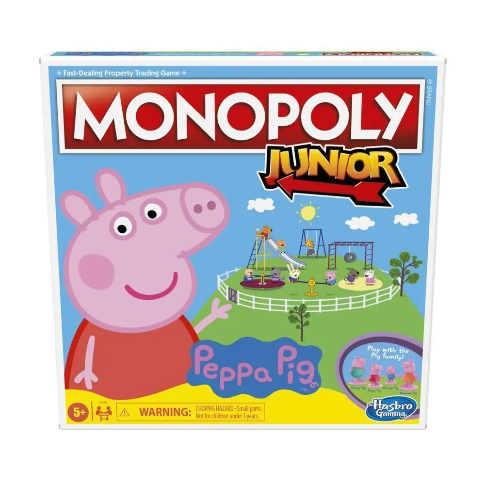 Monopoly Junior Peppa Pig Edition Board Game 1