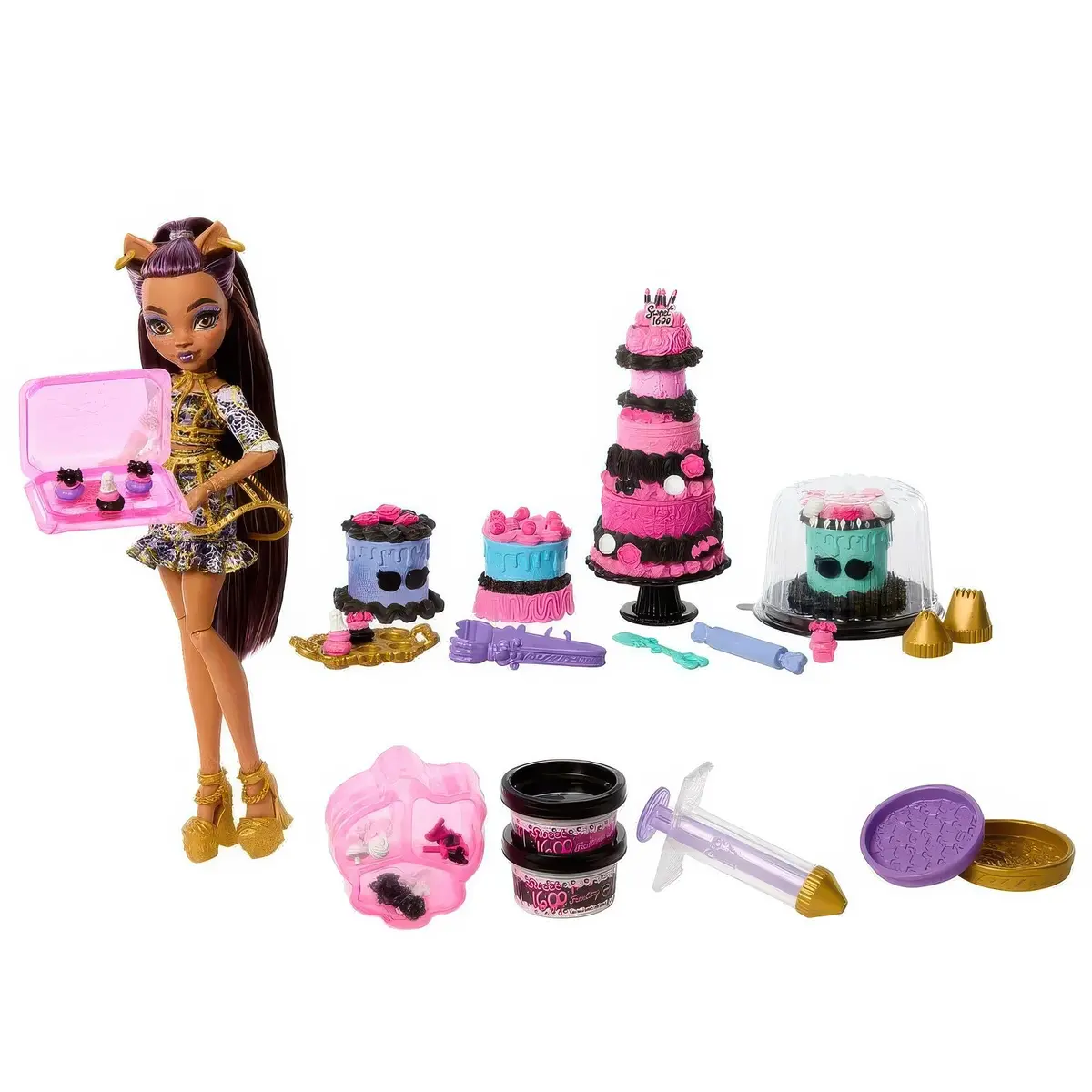 Monster High Birthday Clawdeen Wolf Doll With Baking Kit 🧁 1