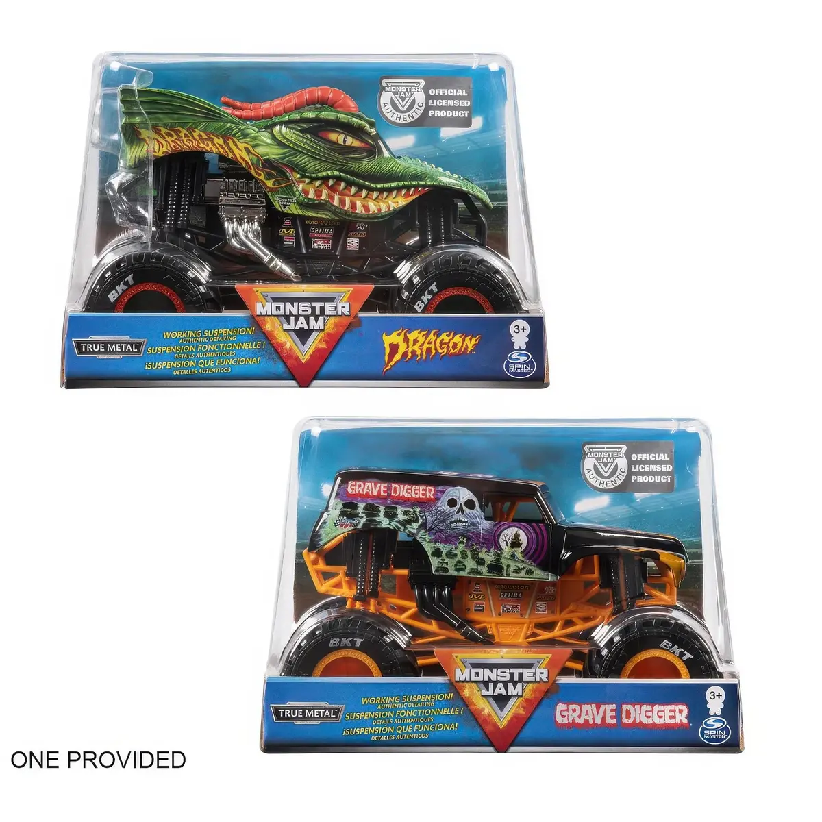 Monster Jam 1:24 Die -Cast Trucks Assorted 1
