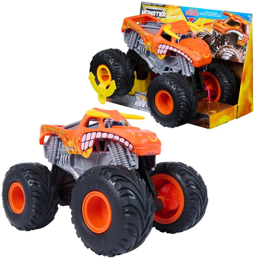 Monster Jam 1:18 Rev 'N Roar Toy Car&Nbsp; 1