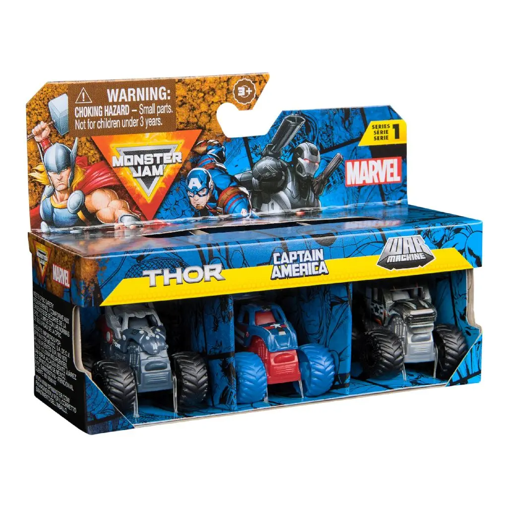 Monster Jam Mini Marvel Bundle - Assorted 1