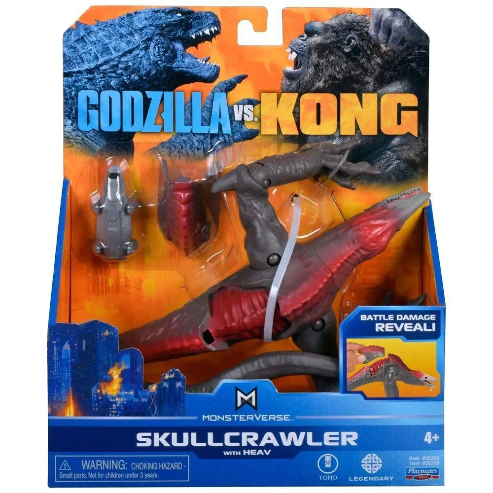 Monsterverse Godzilla Vs Kong 15Cm Hollow Earth Monsters Skull Crawler Action Figure 1