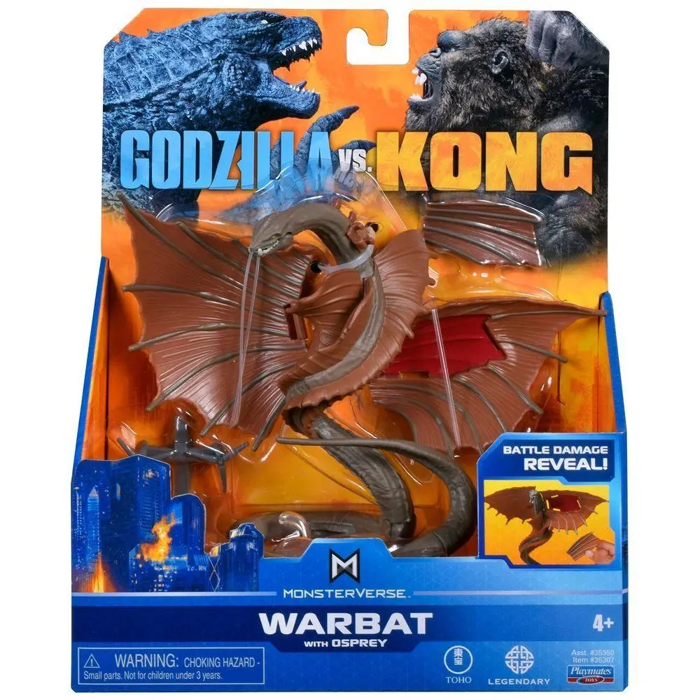 Monsterverse Godzilla Vs Kong 15Cm Hollow Earth Monsters Warbat With Osprey 1