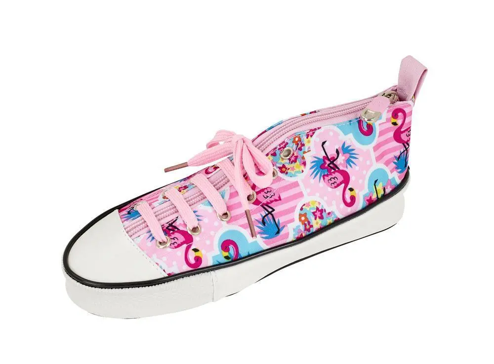 Moos Flamingo Sports Shoe Pencil Case - Pink 1
