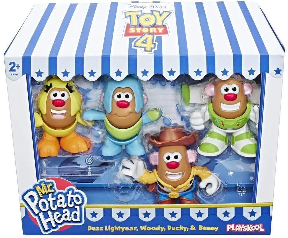 Toy Story Mr. Potato Head Disney/Pixar Toy Story Mini 4 Pack Buzz, Woody, Ducky, Bunny Figures Baby & Toddler 1