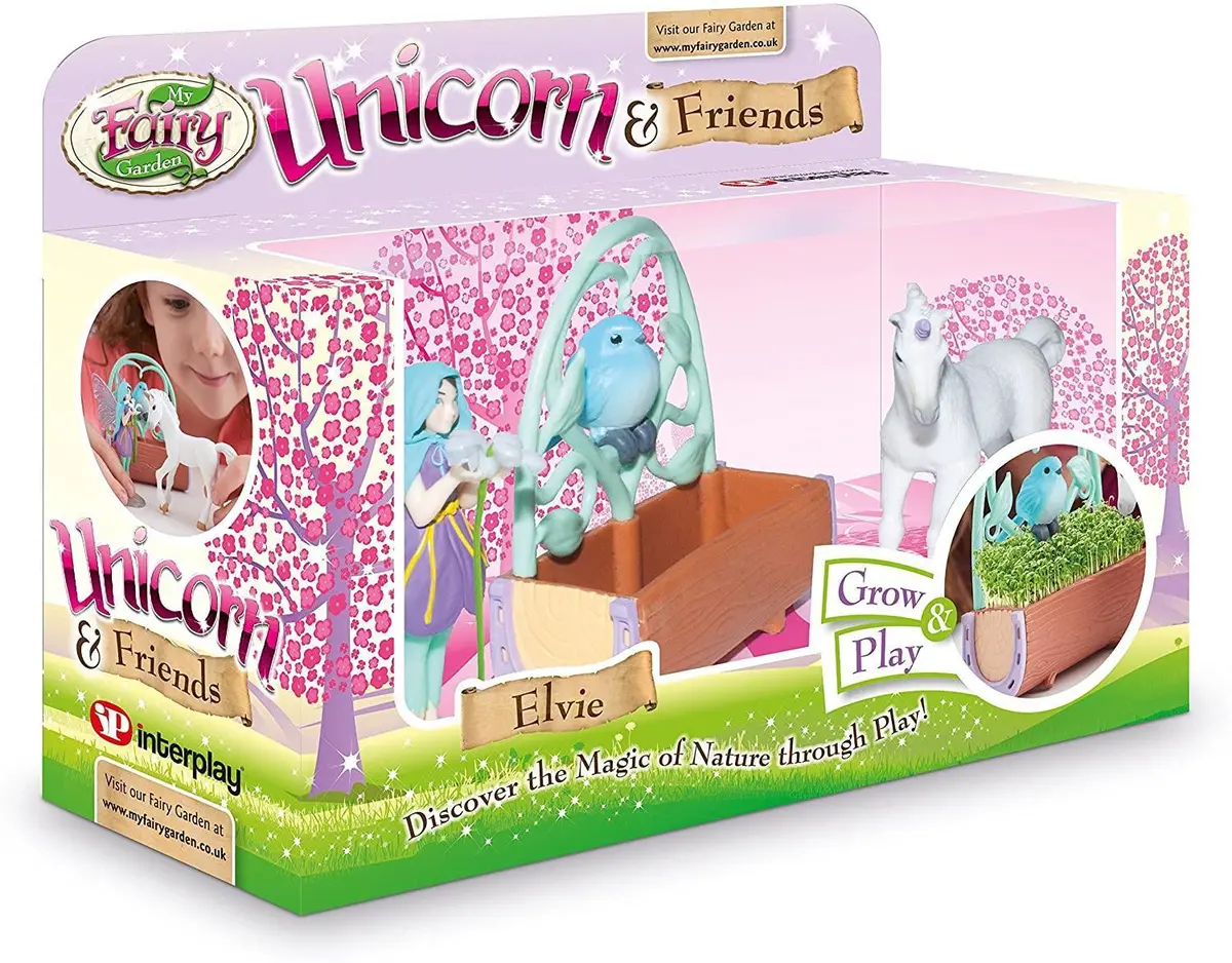 My Fairy Garden Fg303 Unicorn & Friends Elvie Playset 1