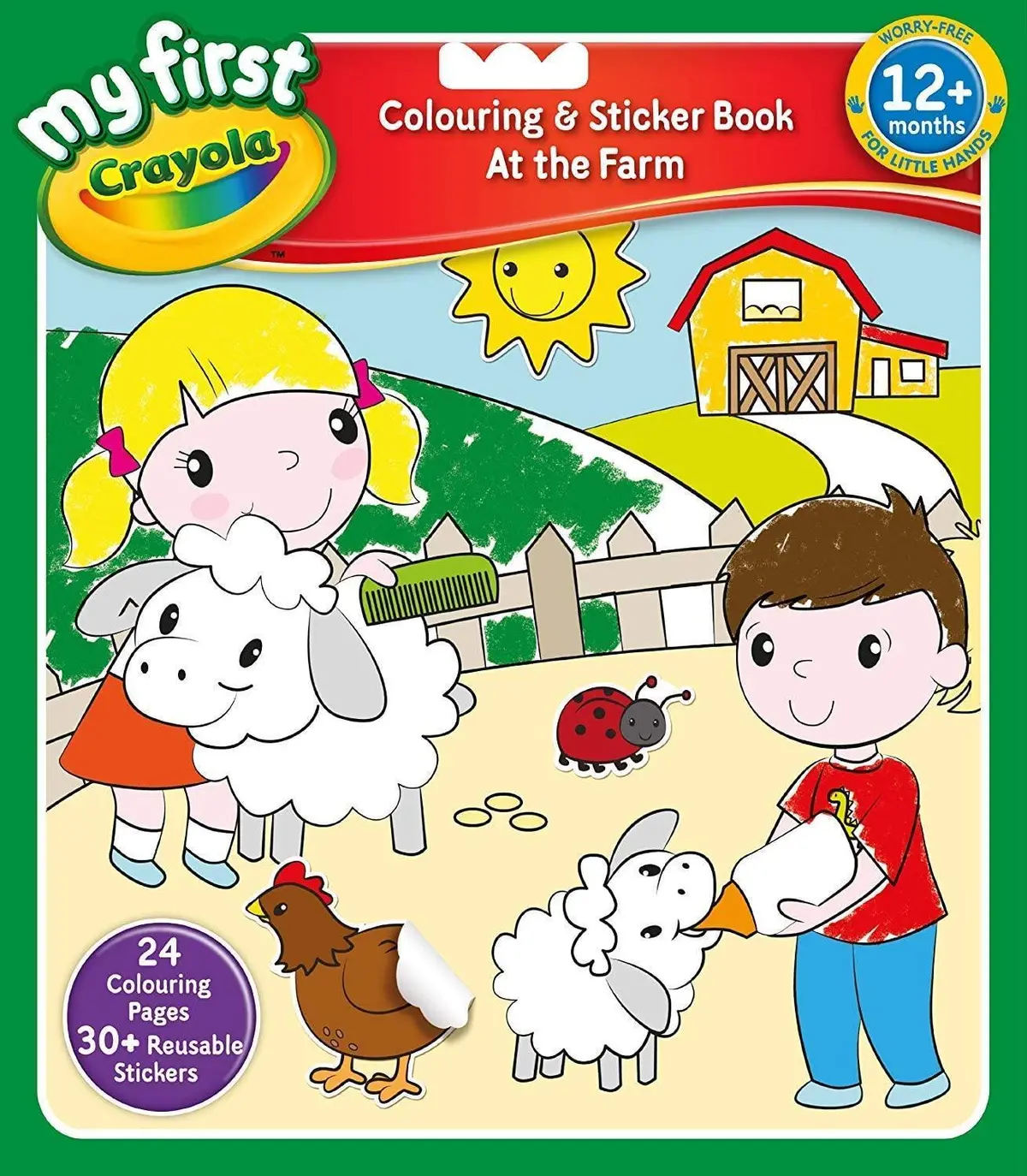 My First Crayola The Farm Colouring And Sticker Book 1