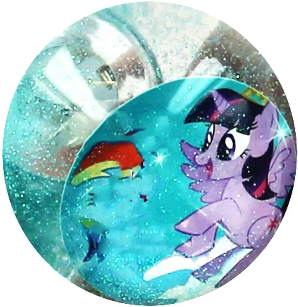My Little Pony Light Up Glitter Water Ball 6Cm - Assorted 1