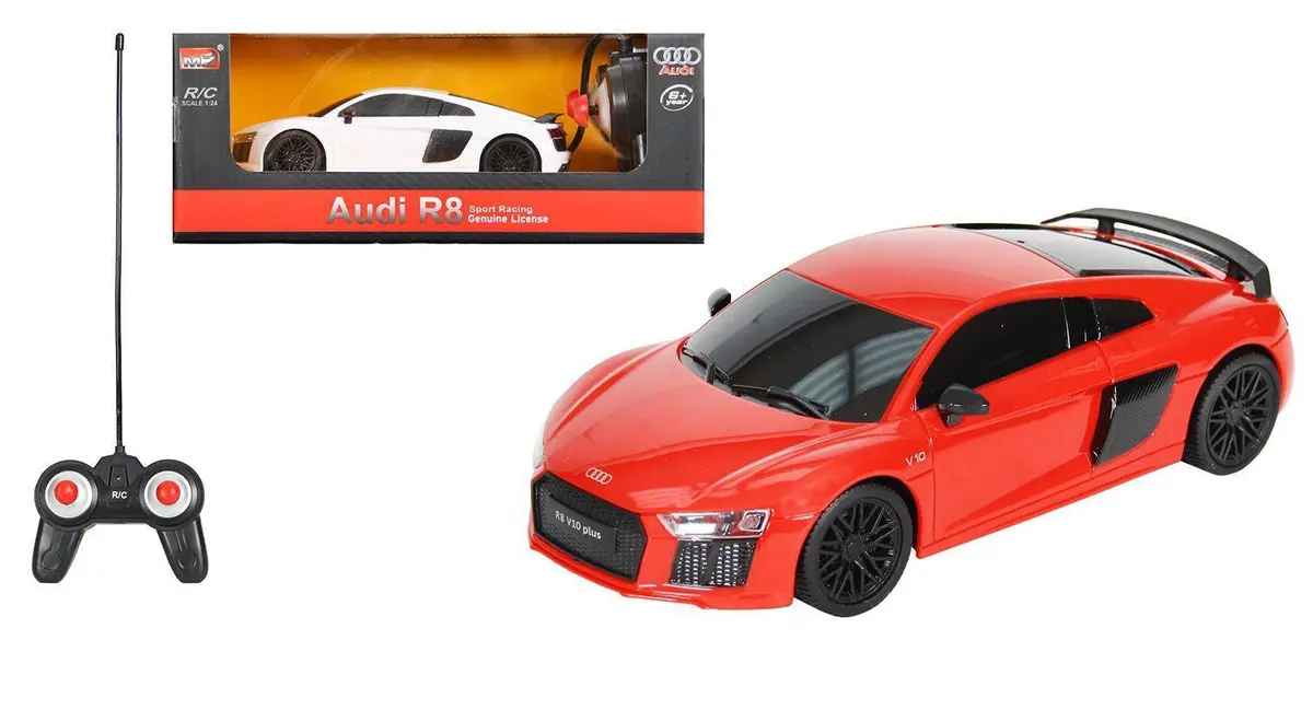Mz Audi R8 Remote Controlled Rc Racing Car - Red 1