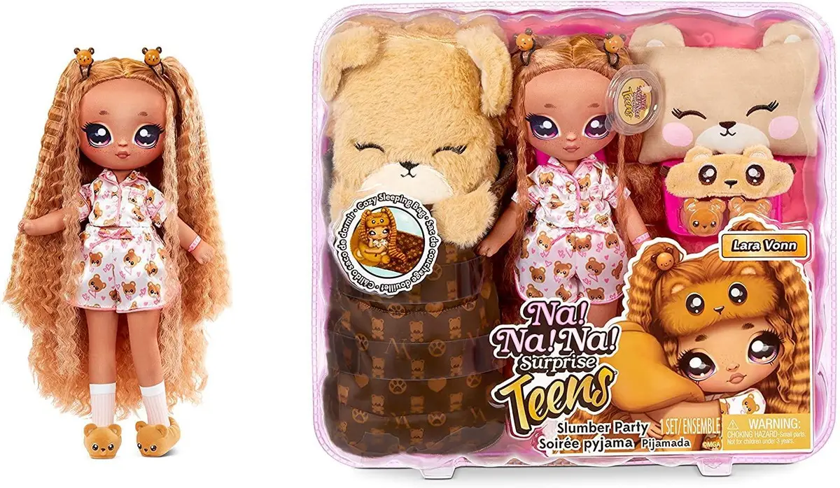 Na! Na! Na! Surprise Teens Lara Vonn Teddy Bear Fashion Doll Playset 1