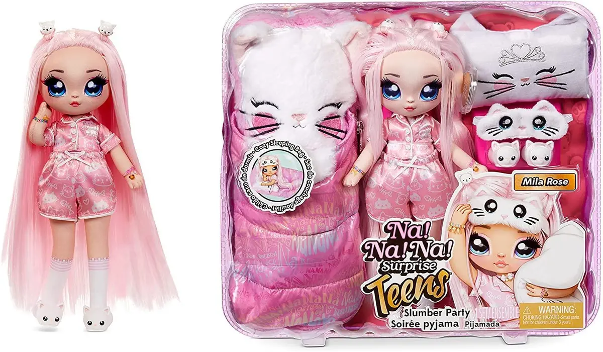 Na! Na! Na! Surprise Teens Mila Rose Persian Kitty Fashion Doll Playset 1
