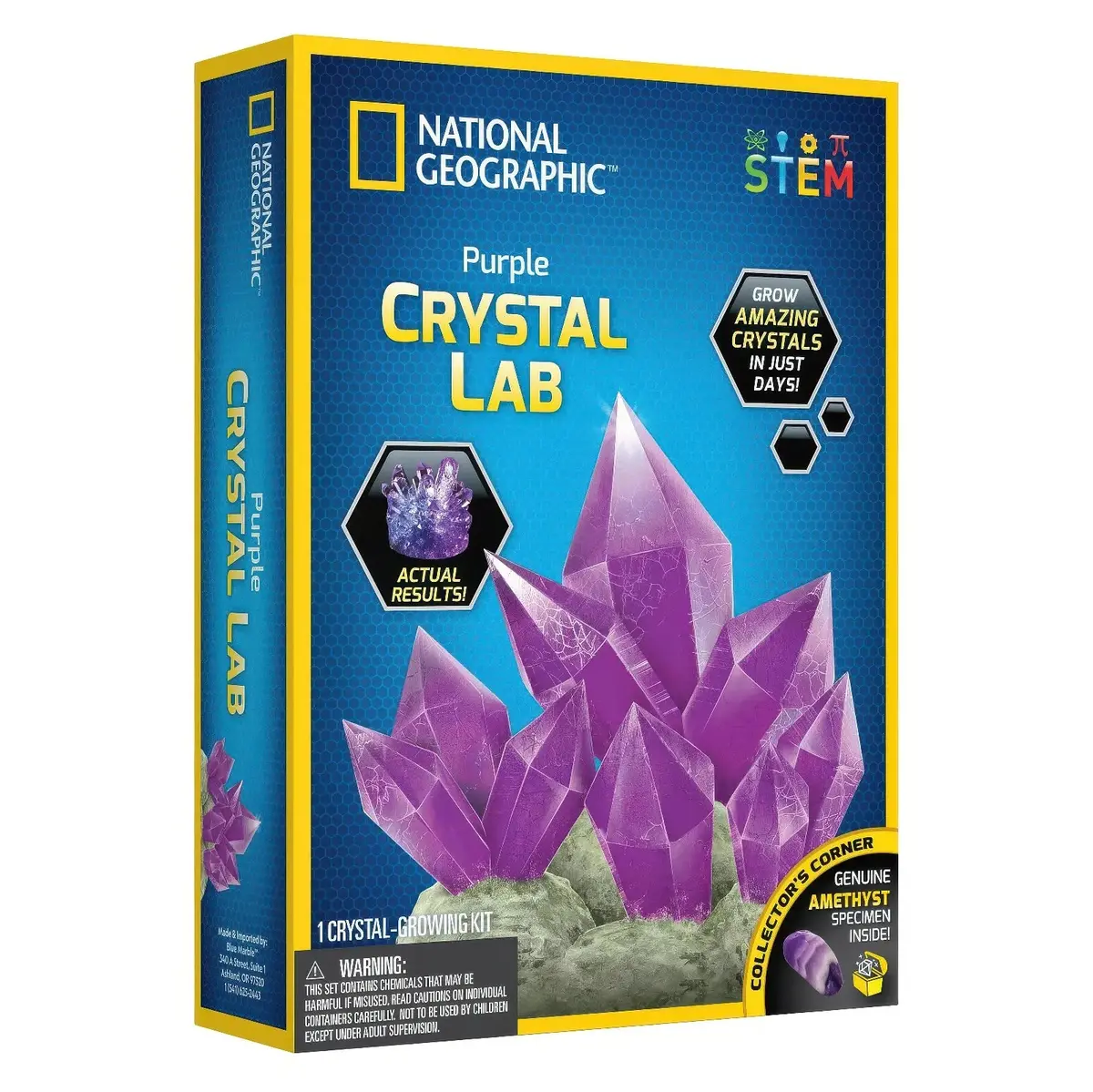 National Geographic Glow In The Dark Crystal Lab Kit - Amethyst 1