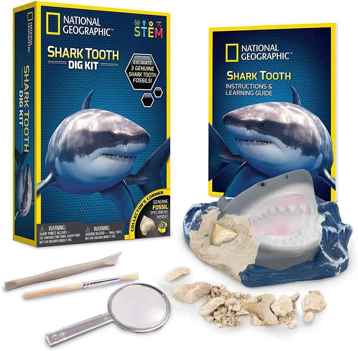 National Geographic Shark Tooth Mini Dig Kit 1