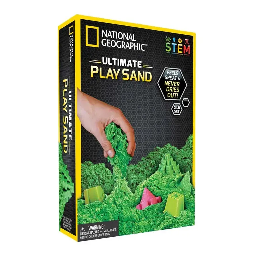 National Geographics Ultimate Green Play Sand 1