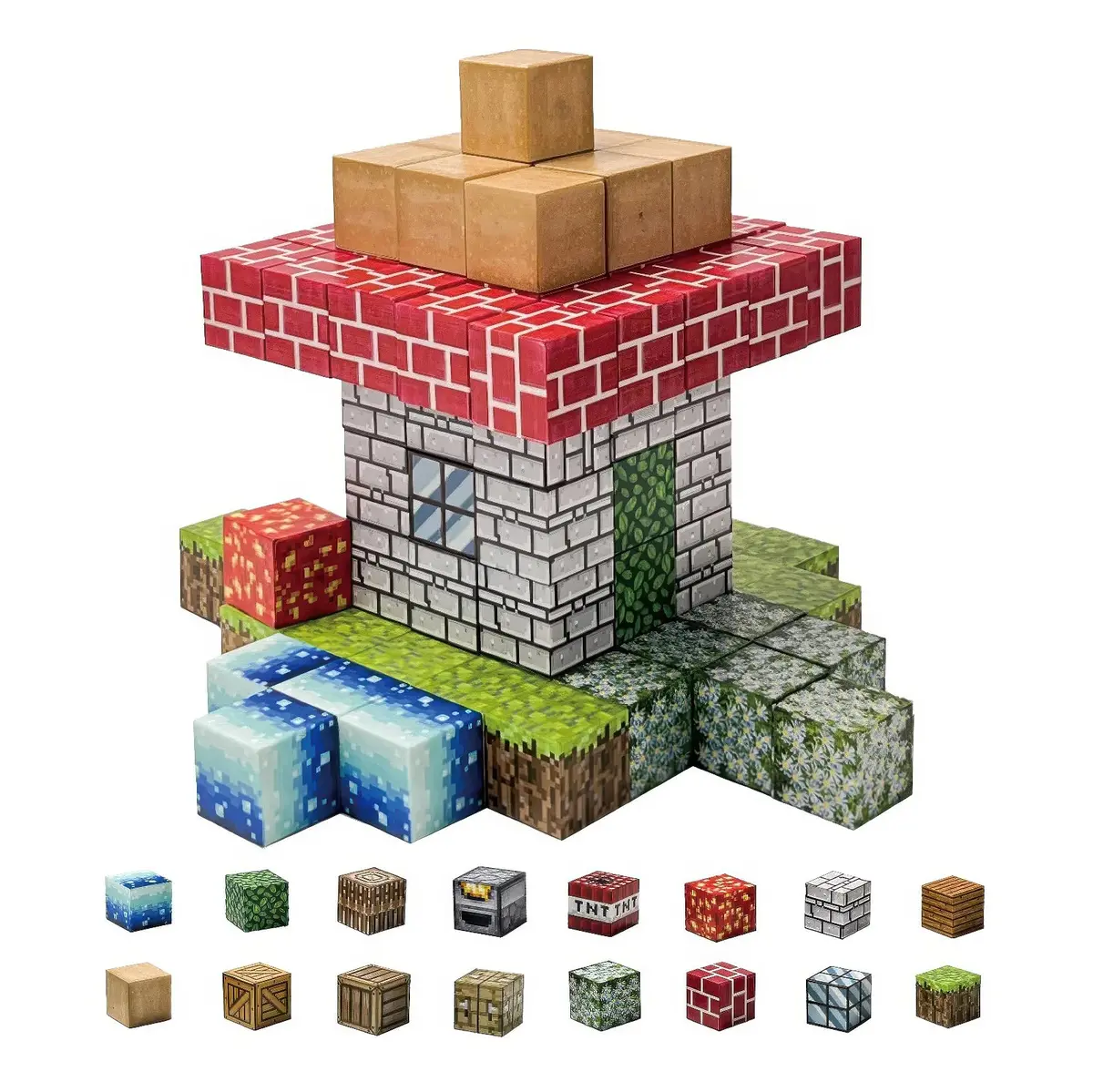 Neo Click Magnetic Building Cubes – 48Pce Set 2