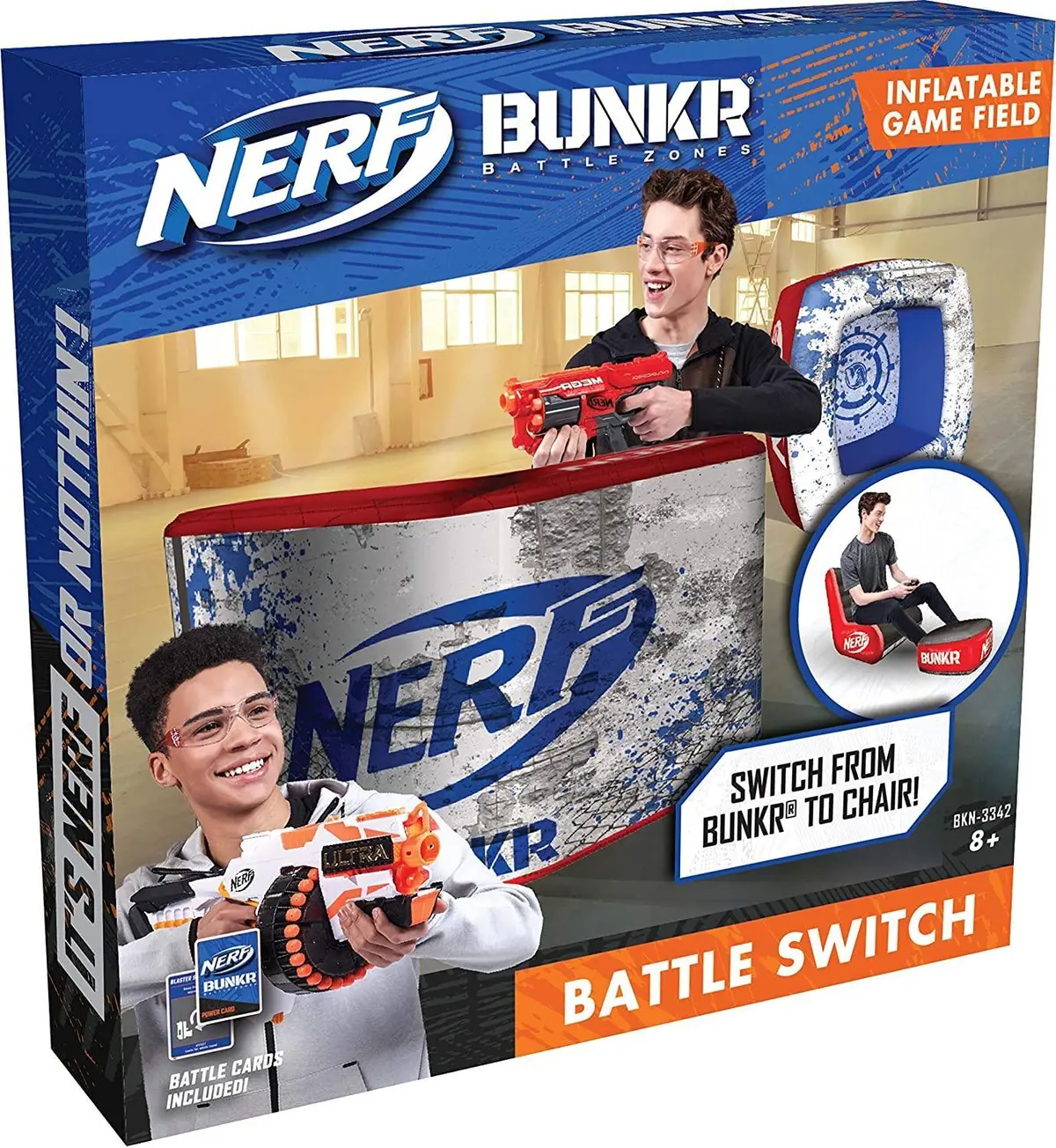 Nerf Bunkr Battle Switch Chair And Footrest Set 1