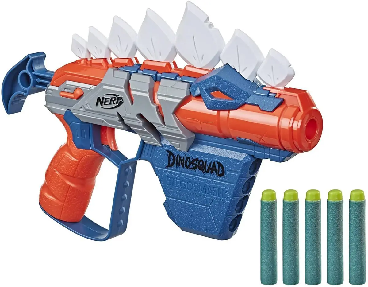 Nerf Dinosquad Stego-Smash Dart Blaster 2