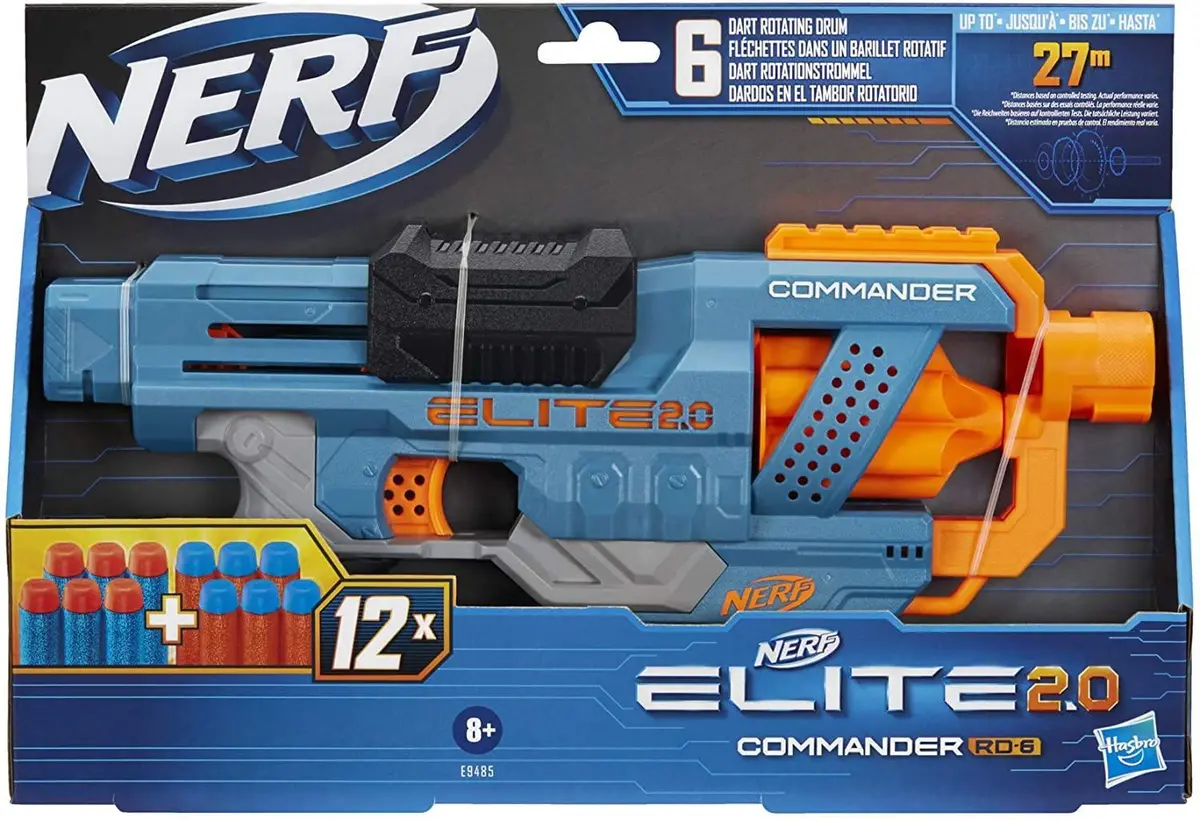 Nerf Elite 2.0 Commander Rd-6 Blaster 2