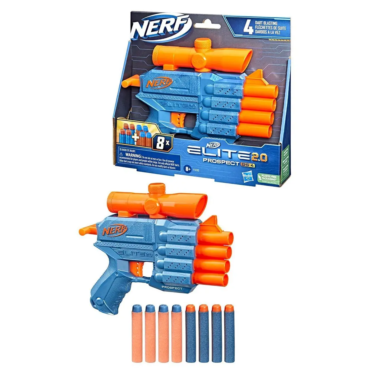 Nerf Elite 2.0 Prospect Qs-4 Blaster 1