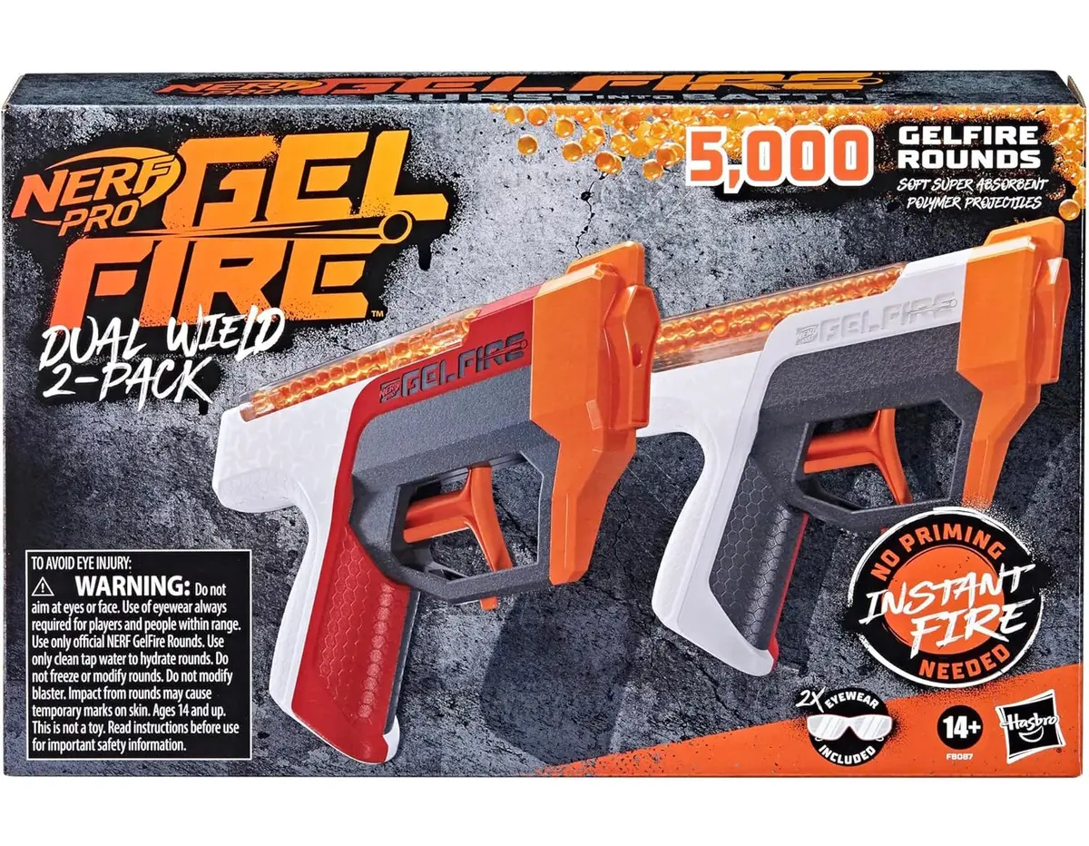 Nerf Gelfire Dual Wield 2-Blasters 1