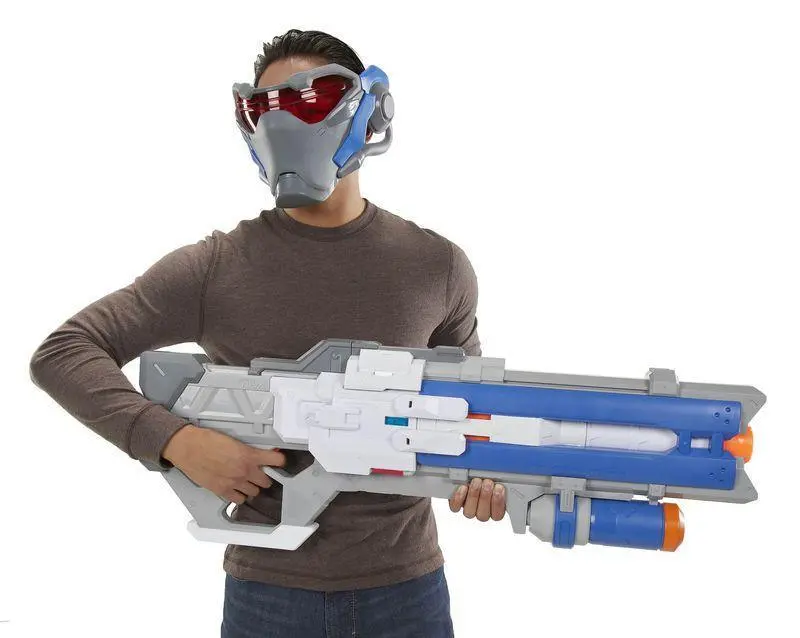 Nerf Overwatch Soldier: 76 Nerf Rival Blaster And Targeting Visor Gun 1